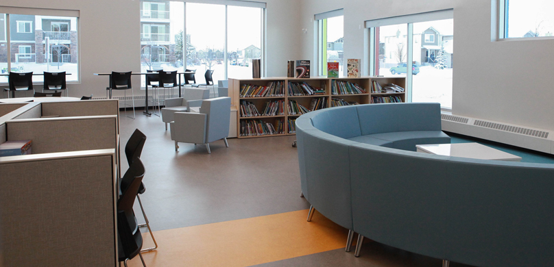 Learning Commons / Library - Prairie Sky School